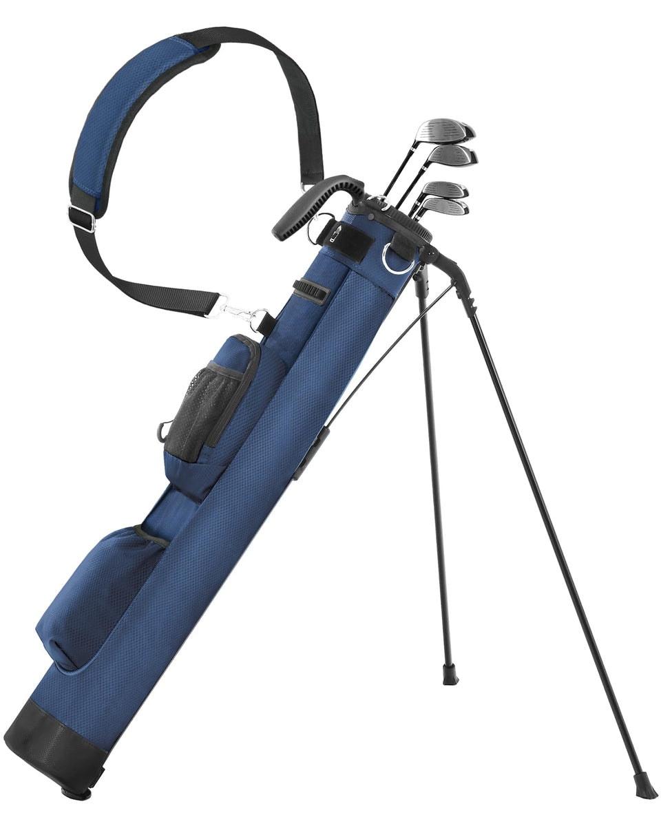 Sturdum Golf stand bag side view shows portable design for easy carrying.