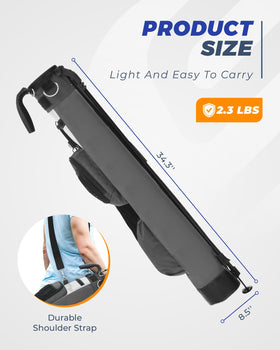 Sturdum Golf padded strap and top handle offer versatile carrying options