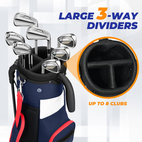 Sturdum golf stand bag weighs 3.7 lbs for effortless transport