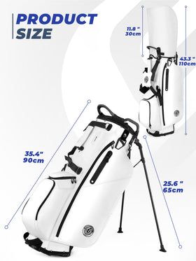 Sturdum golf stand bag anti-slip base helps on wet grass