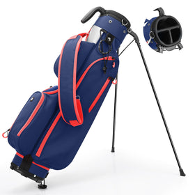 Sturdum golf stand bag fits up to eight clubs for versatility