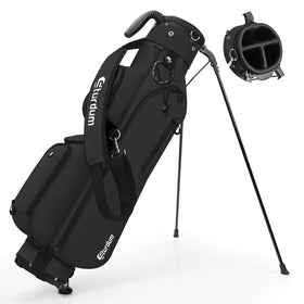 Sturdum lightweight 3.7 lb design reduces fatigue on the course.