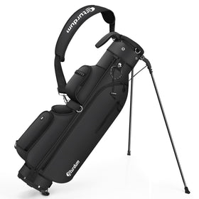 Sturdum golf stand bag top divider keeps clubs organized for quick access.