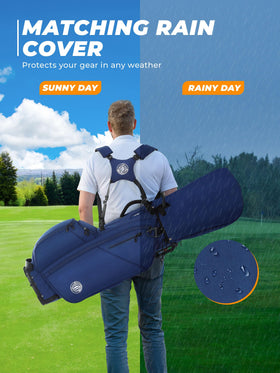 Sturdum umbrella holder adds quick shade in sun or rain.