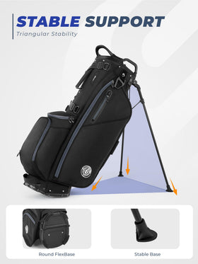 Sturdum insulated cooler pocket keeps beverages or snacks cool mid-round.