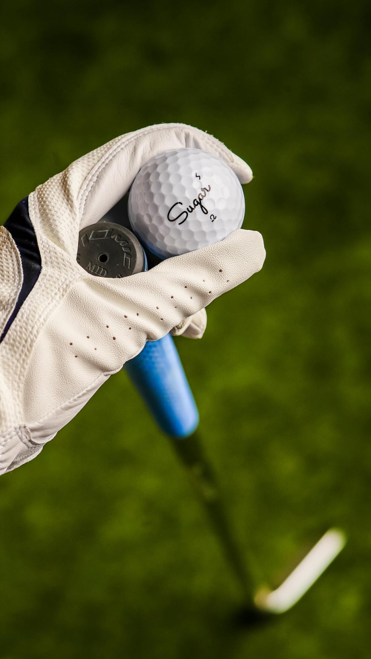 Sugar Golf Soft mid-to-high flight enhances distance and comfortable irons approach.