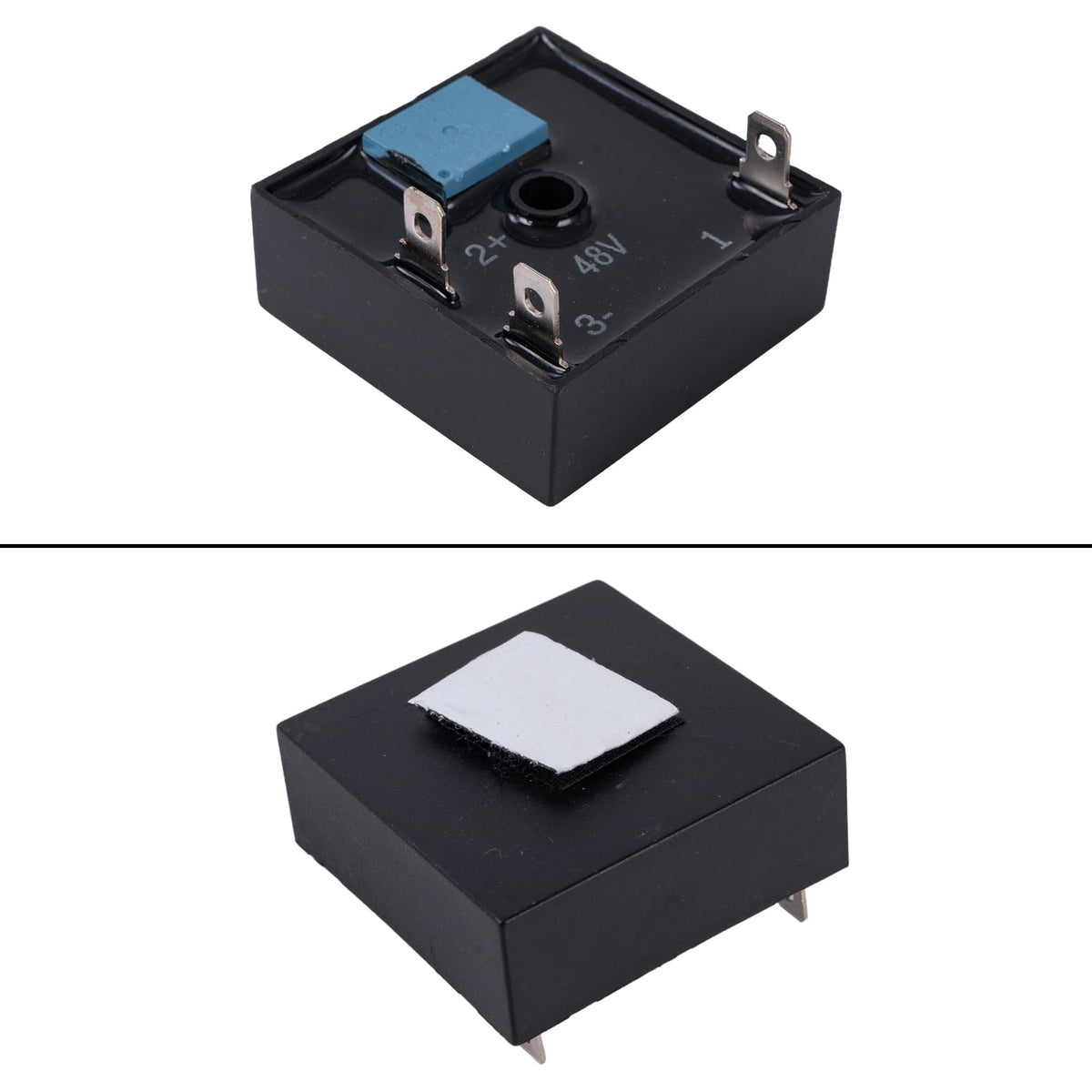 SUGASKET brake light timer relay close-up highlights rugged housing.