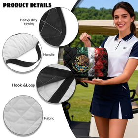 Suhoaziia foldable blanket-style seat cover stores compactly when not in use