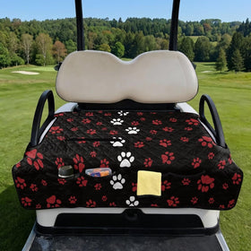 Suhoaziia Hawaiian flowers pattern seat cover adds tropical flair and protection.
