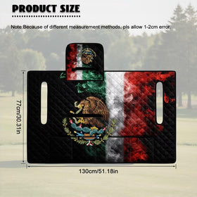 Suhoaziia Mexican flag pattern adds personality while protecting seats