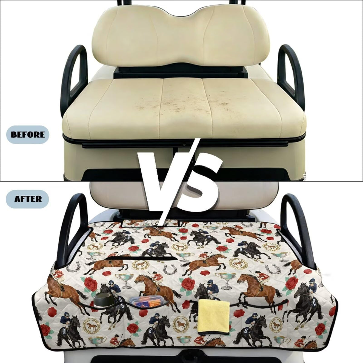 Suhoaziia soft breathable fabric seat cover reduces slipping and enhances comfort