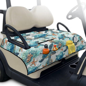 Suhoaziia turtle starfish seat cover with front pockets for easy storage.