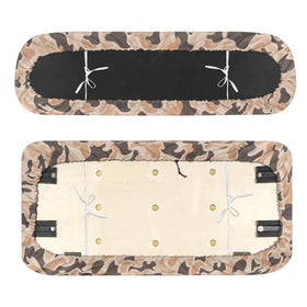SUITOSELFY Duck Camo Seat Cover 2-passenger setup for EZGO Club Car Yamaha.