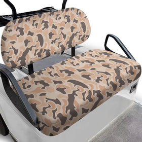 SUITOSELFY Duck Camo Seat Cover front view showing universal fit.