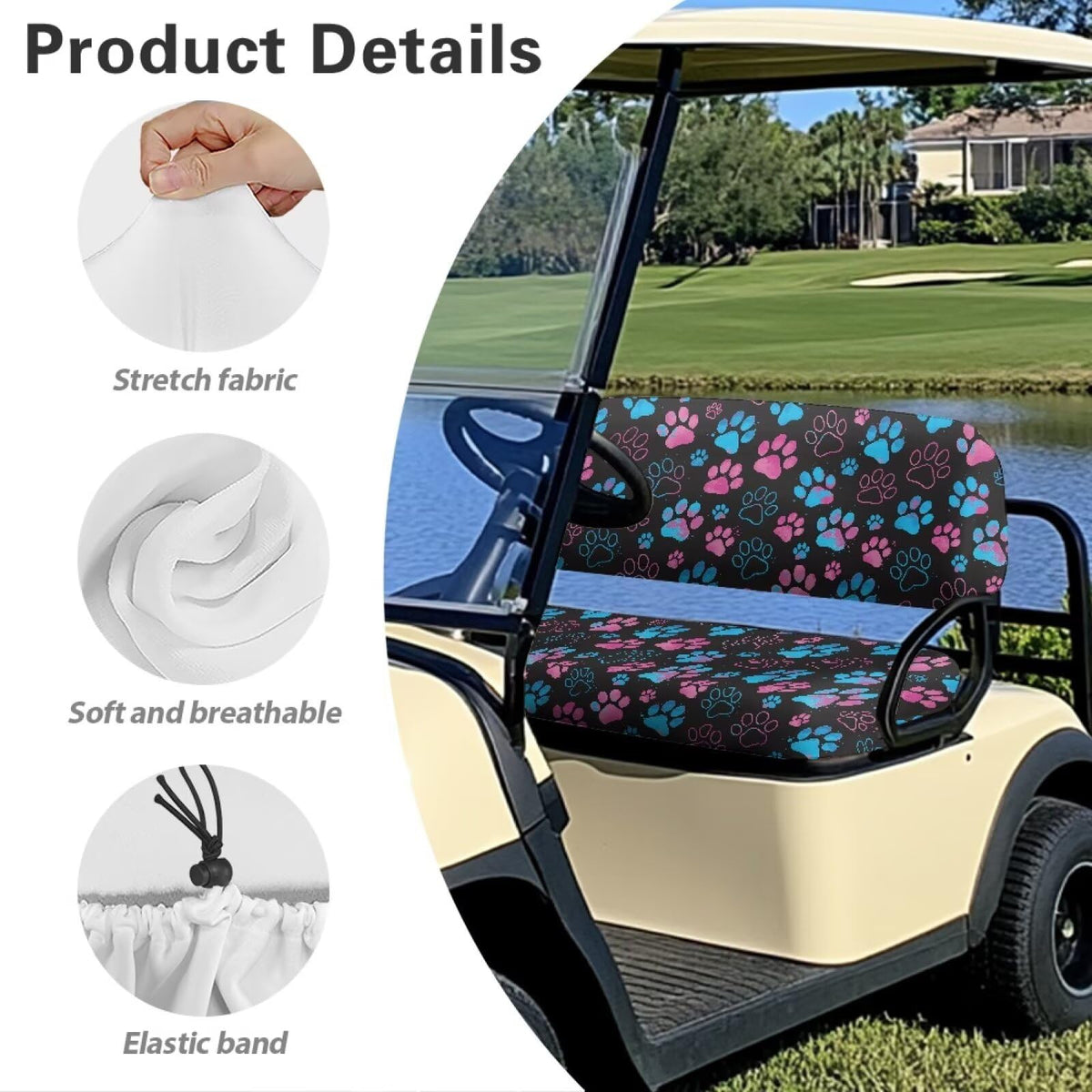 SUITOSELFY non-slip seat cover, secure seating during rides