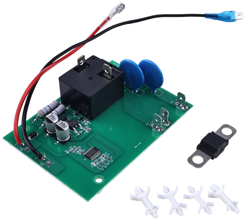 SUKATC Charger Board 36V showing EZGO compatibility for golf carts
