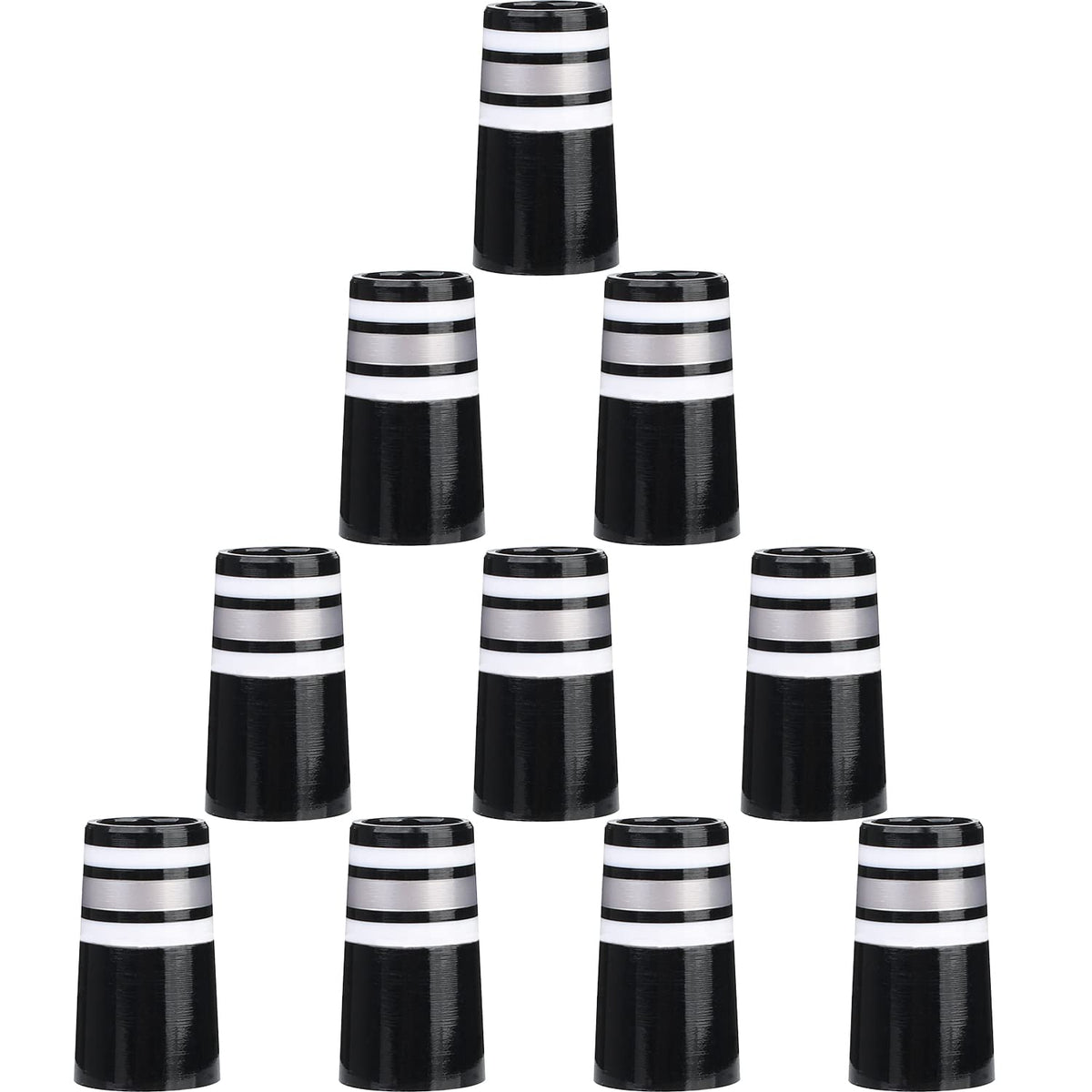 SummerHouse multi-ring ferrule fits 0-355 inch tapered shafts for a secure connection.