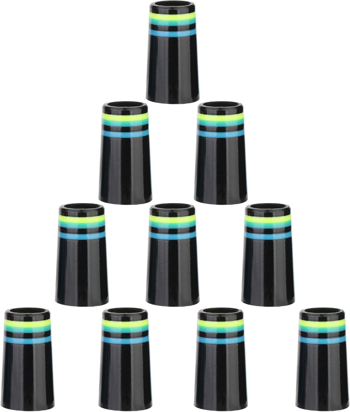 SummerHouse Multi-Ring Ferrules — outer diameter shown for stable shaft fit and professional look.