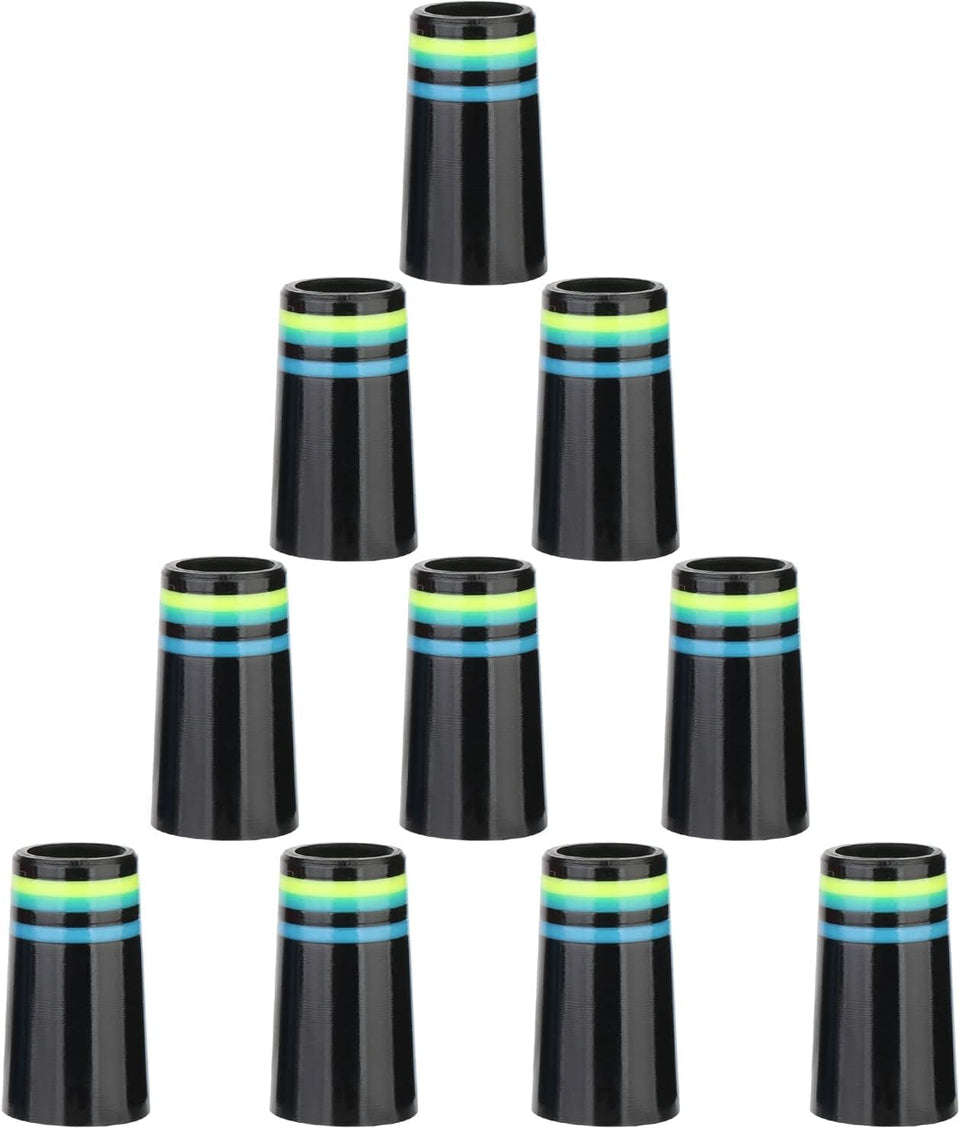 SummerHouse Multi-Ring Ferrules — outer diameter shown for stable shaft fit and professional look.
