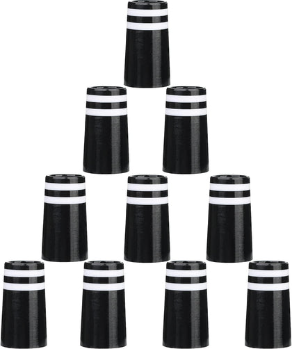 SummerHouse multi-ring ferrules front view, durable ABS for 0.355'' tapered and 0.370'' parallel shafts.