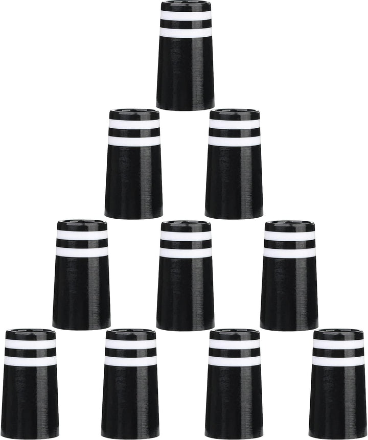SummerHouse multi-ring ferrules front view, durable ABS for 0.355'' tapered and 0.370'' parallel shafts.