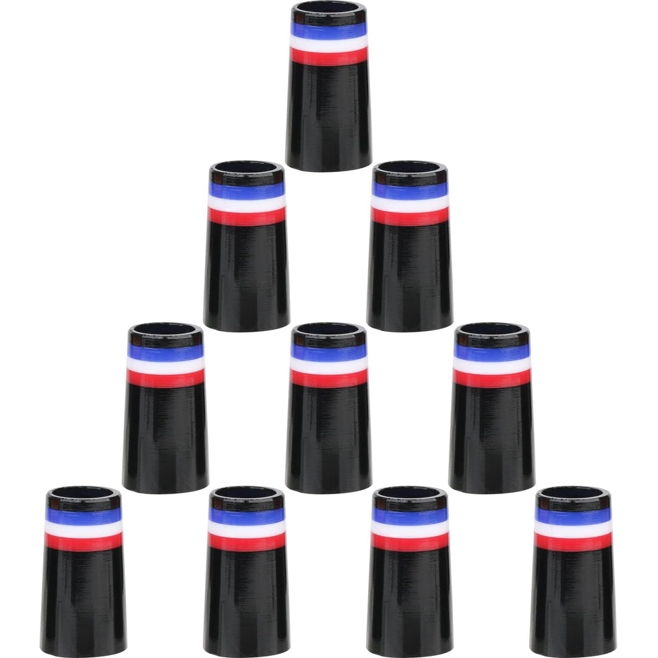 SummerHouse iron ferrules compatible with 0.355'' tapered and 0.370'' parallel shafts for easy replacement and refreshed appearance.