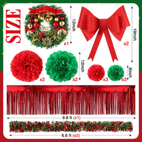 Suncalla pompoms 12inch green add cheerful volume to holiday cart decorations