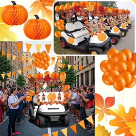 Suncalla golf cart decorations set delivers a complete festive package