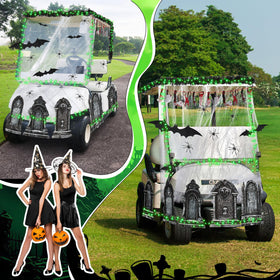 Suncalla 3D bats (28 pcs) create hovering silhouettes along the cart