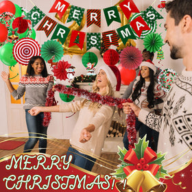 Suncalla Merry Christmas banner adds bold seasonal messaging.