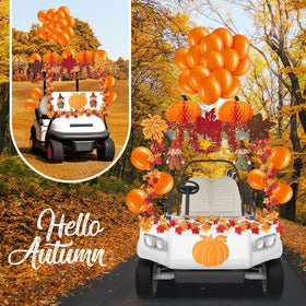 Suncalla Thanksgiving pumpkins and fall leaves felt accents for decor
