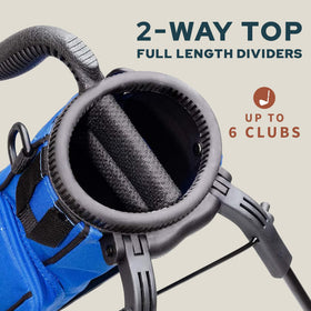 Sunday Golf bag ideal for driving range with easy access pockets