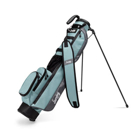 Sunday Golf Loma Bag standing with stand for easy carry