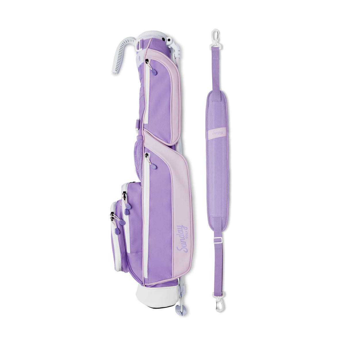 Sunday Golf Loma Bag valuables pocket lined with velour