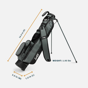 Sunday Golf Loma bag valuables pocket with velour keeps valuables safe