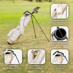 Sunday Golf Loma Bag velour valuable pocket emphasizes safe valuables storage