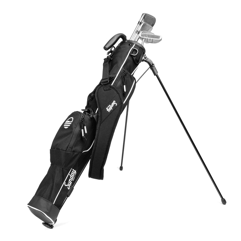 Sunday Golf Original lightweight stand bag front view for easy rounds.