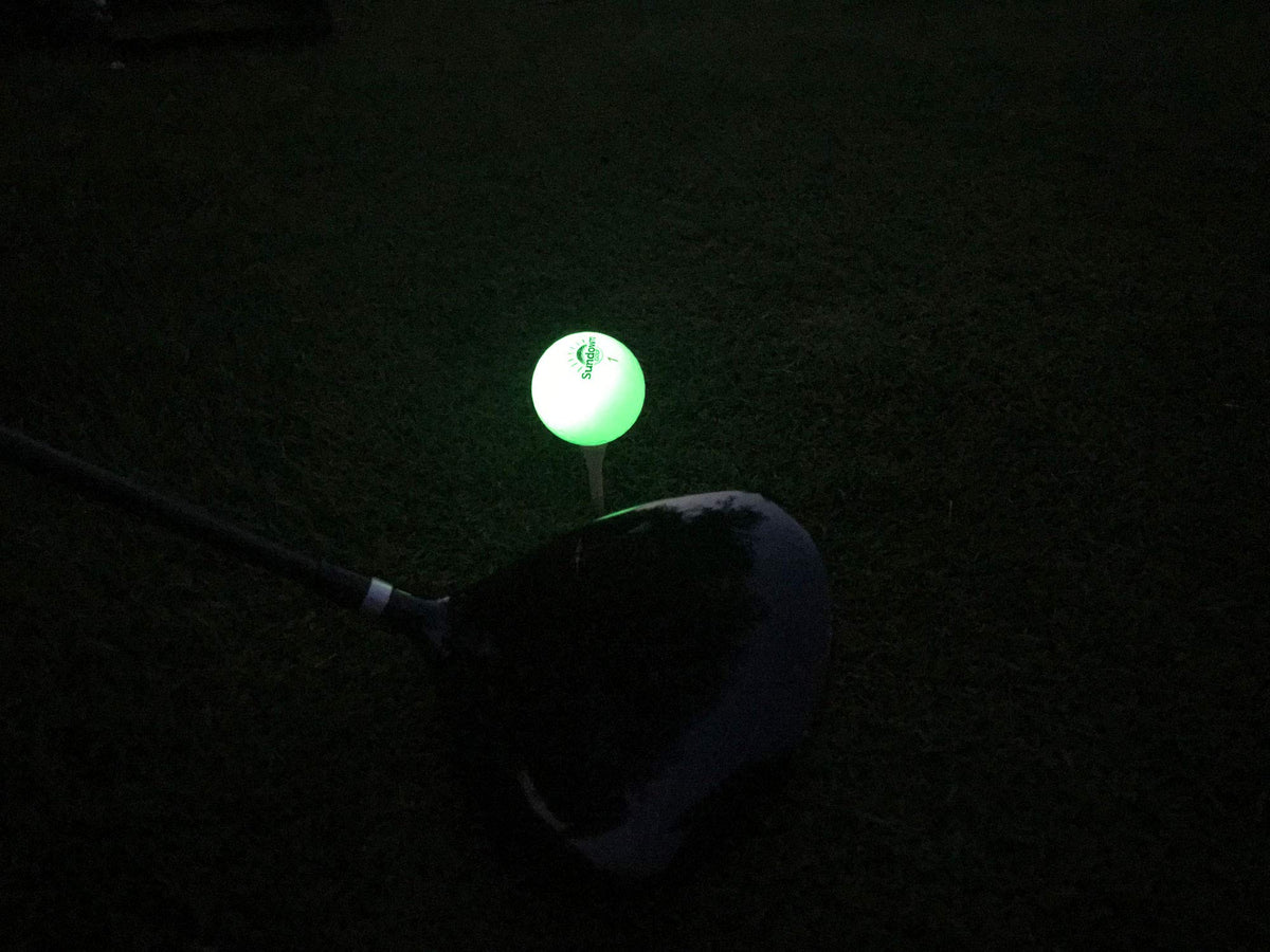 SUNDOWN GOLF glow ball has no timers or batteries to fail.