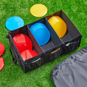 Sunnymove dustproof lid protects contents from weather during travel.
