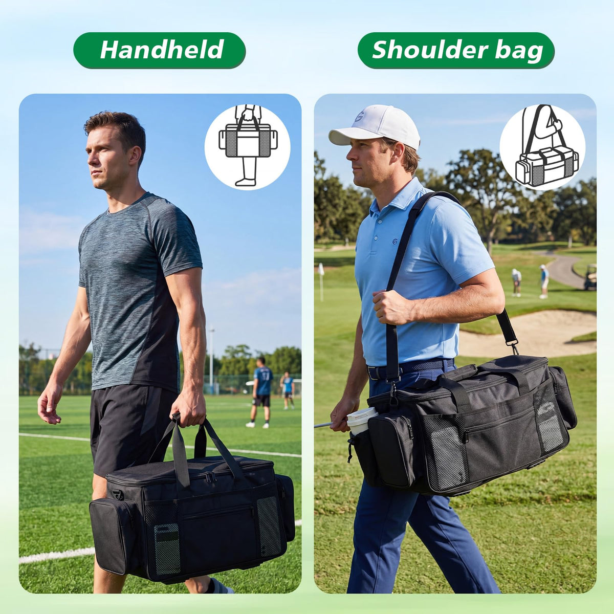 Sunnymove bag featuring a dustproof lid to protect contents