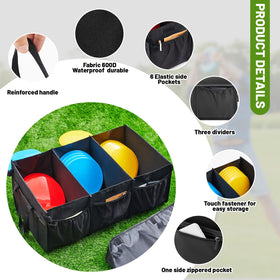 Sunnymove multi-pocket side-pockets keep accessories organized for on-course access.