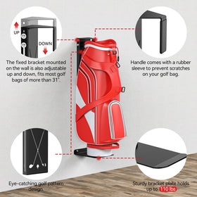 SUNSHINE FARMRE sturdy steel golf bag hanger supports up to 110 lbs