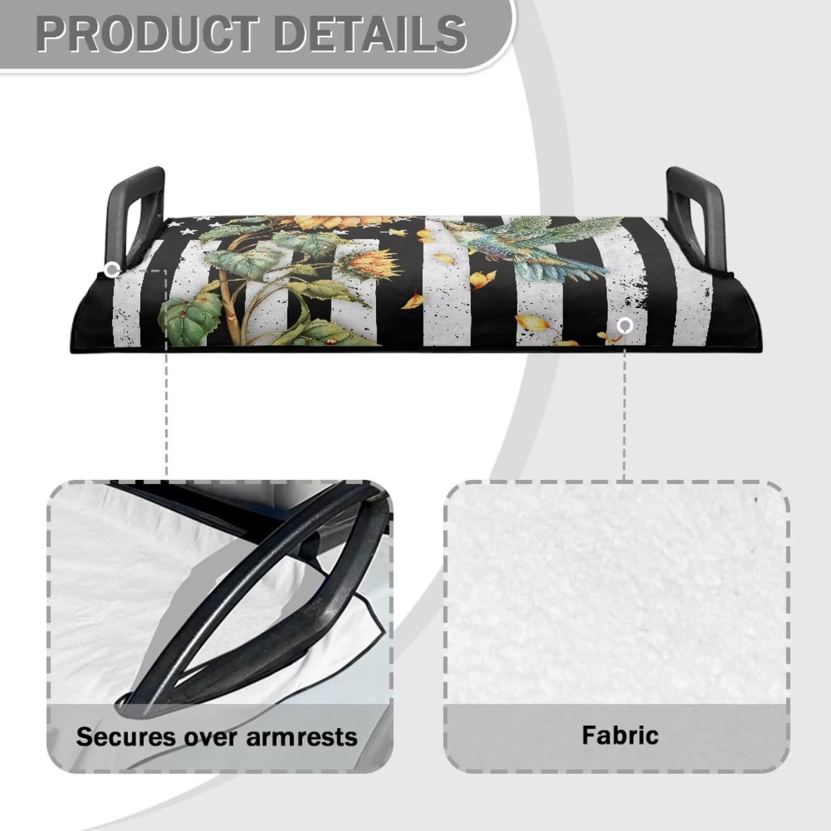 Folded Suobstales seat cover showing compact storage and portable design.