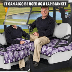Suobstales easy-install seat cover with armrest holes for quick setup