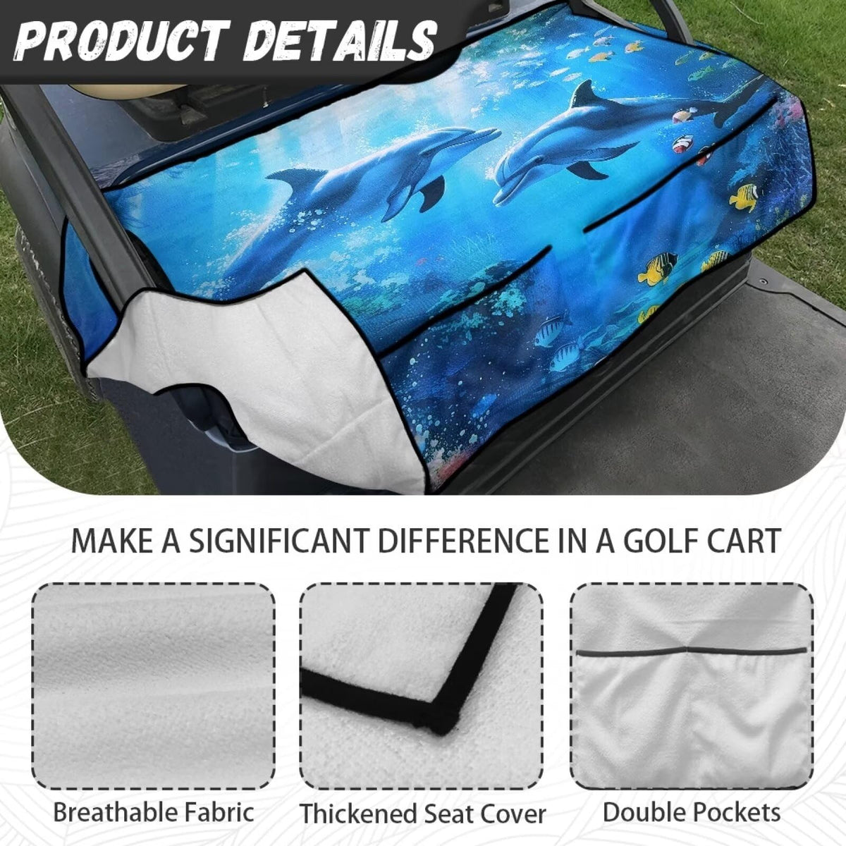 Easy-install Suobstales seat cover slides on without tools