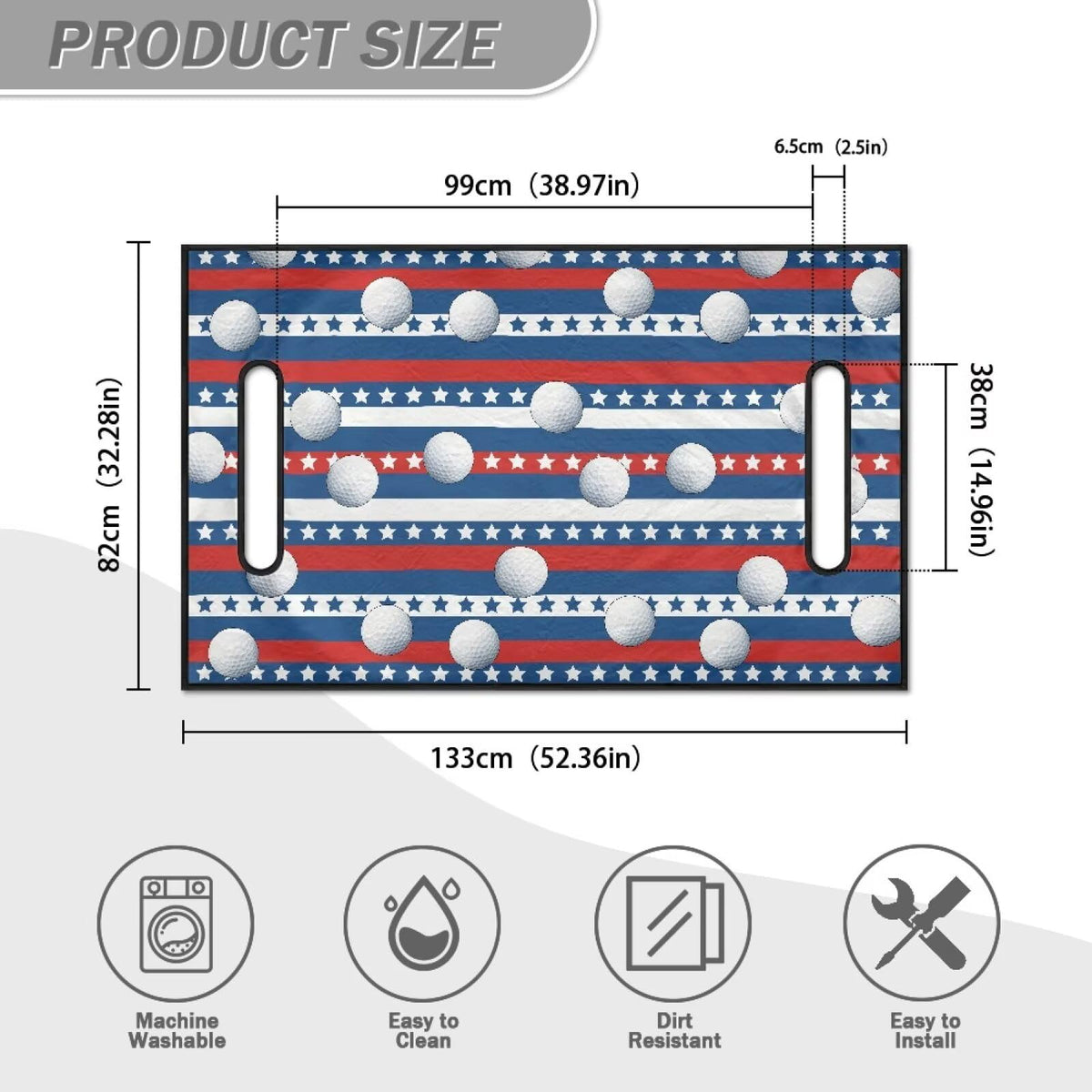 Suobstales easy-install design saves time on golf cart setup.