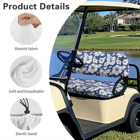 Suobstales fit most golf carts with secure elastic edges.