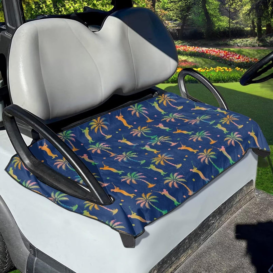Suobstales golf cart seat cover 50x30 installation-ready for quick setup