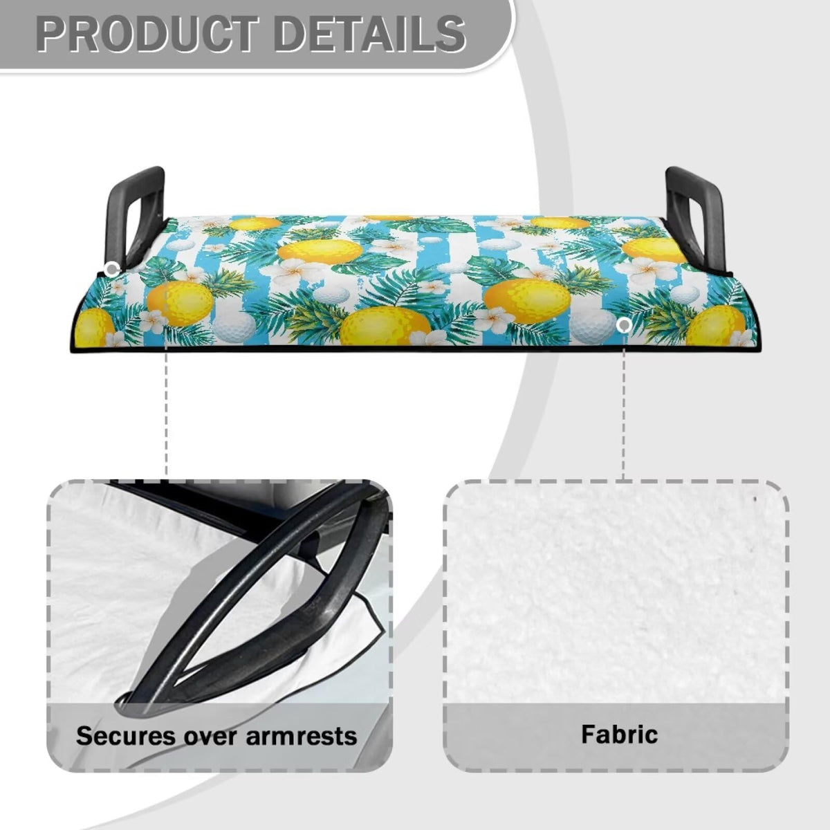 Easy installation with two armrest holes for quick setup