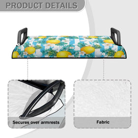 Easy installation with two armrest holes for quick setup